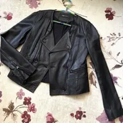 美品♡【BLACK BY MOUSSY 】レザーライダースジャケット ブラック