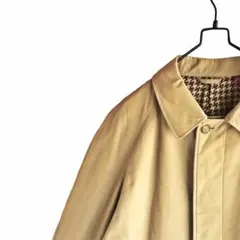 ステンカラーコート ラグラン カーキ Vintage DURBAN 古着男子のサムネイル