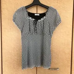 non & billy チェック柄 半袖 トップス Tシャツ