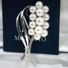 テリ強✨】MIKIMOTO ミキモト ブローチ あこや パール 花束 11珠