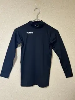 hummel 黒 長袖 ハイネックシャツ 150