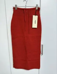 SLY スライ　ニット　タイトスカート　赤　新品タグ付　ミックスニット