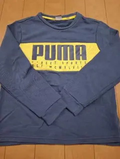 PUMA ネイビー イエロー トレーナー