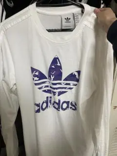 adidas アディダス ロンT トレフォイルビッグロゴホワイト XLのサムネイル