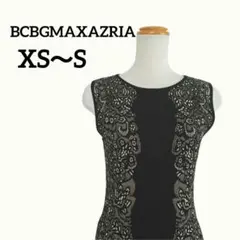 BCBG レースバック ロングドレス ネイビー ロング丈 マキシ丈 - メルカリ