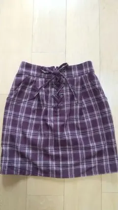 OLIVE des OLIVE チェックタイトスカート M