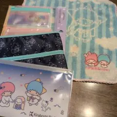 非売品リトルツインスターズ ポーチ・タオルセット