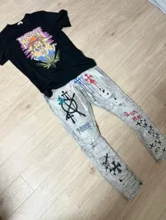 Smoke Rise デニムパンツ 34/32 tシャツセットのサムネイル