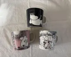 ARABIA アラビア　旧ロゴあり　廃盤　マグカップ　3点セット　ムーミン