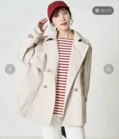 【美品】FREAK'S STORE 限定展開 ショート トレンチコート