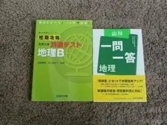 短期攻略 大學入學 共通測試 地理B 一問一答套組