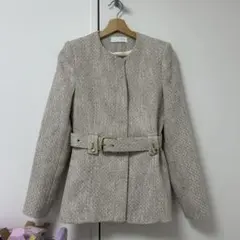 zara ツイードジャケット　xs 新品未使用