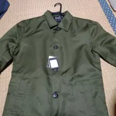 オリーブグリーン ステンカラーコート