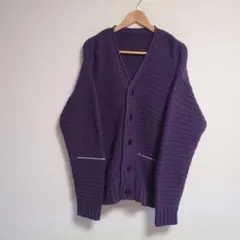 21AW サカイ SACAI ウール ニット カーディガン セーター 羽織 2