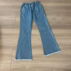 未使用　チャオパニックティピー　フリンジ　フレアパンツ