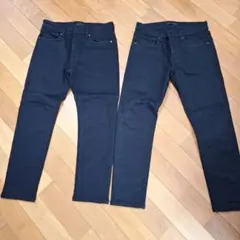 ブラック ウルトラストレッチデニム