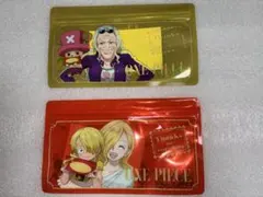 ☆新品・未使用☆【非売品】ワンピース ジッパーバッグ 2種セット ガーナ ロッテ