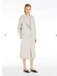 Theory ホワイト ロングコート 極美品】Theory セオリー ロングコート オフホワイト ベルト付 - メルカリ
