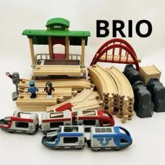 BRIOバッテリーパワーモノレール　エアポート　セット　木製レール　廃盤 BRIO バッテリーパワーモノレールエアポートセット 欠品あり - メルカリ