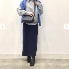【UNIQLO】カットソーナローミディスカート