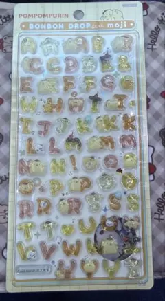 【新品】ポムポムプリン ボンボンドロップシール ひまわり様専用