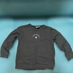 CONVERSE ブラック トレーナー 110