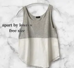 apart by lowrys アパートバイローリーズ　切り替えタンクトップのサムネイル