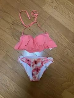 ♪✩.*˚タグ付き新品！フリル付きピンクビキニセット