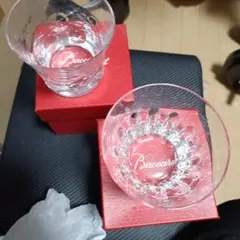 Baccarat クリスタルプレート皿 2枚セット - メルカリ
