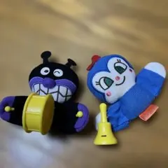 アンパンマン バイキンマン ドキンちゃん 指人形ぬいぐるみセット