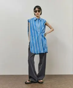 sacai ✰コレクション 美品✰ポプリン シャツ ワンピース 2way - メルカリ