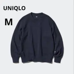 UNIQLO メンズ M ネイビー スウェットシャツ クルーネック トレーナー