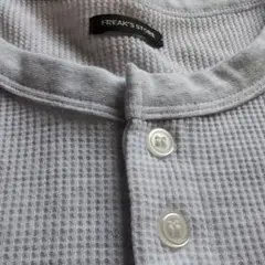 FREAK'S STORE ヘンリーネック長袖シャツ Lサイズ