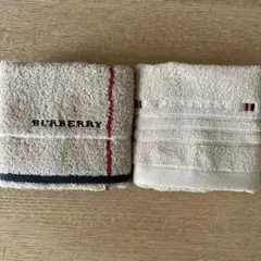 【新品】バーバリー ウォッシュタオル 2枚組