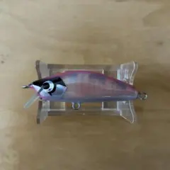 渓流用ハンドメイド狂喜ミノー50S ピンク木目オイカワ♂のサムネイル