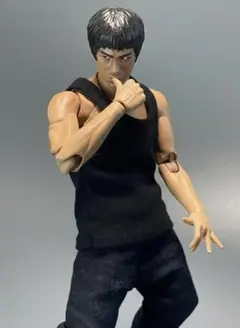 1/12 フィギュア用　服 タンクトップ 　ブルース・リーMAFEX M752黒のサムネイル