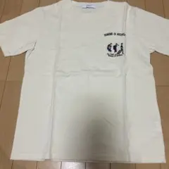INHERIT ポケット付き半袖Tシャツ クリーム色