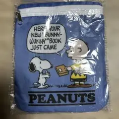 新品　SNOOPY スヌーピー　エコバッグ　　ブルー