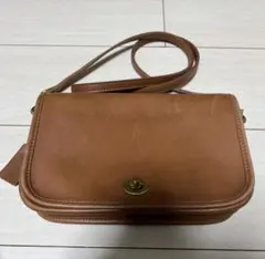 COACH オールドコーチ ショルダーバッグ ブラウン キャメル