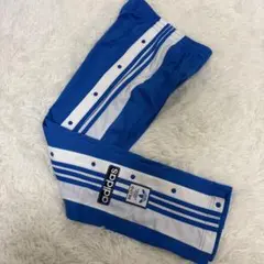 adidas アディブレイク スナップパンツ 青 ブルー