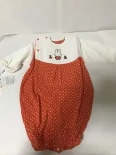 ミッフィー 2WAYオール オレンジ 50〜70cm