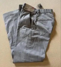 【新品タグ付き】ユニクロ　アンクルパンツ 2wayストレッチ S ライトグレー