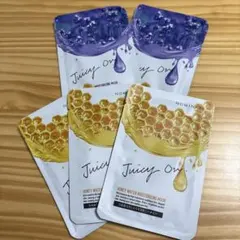 NOMINATE ジューシーオン シートマスク ラベンダー＆ハニー 5枚セット