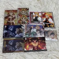 鬼滅の刃 煉獄杏寿郎 セット ステッカー カード ウエハース