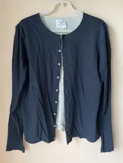 スナップボタン カーディガン