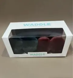 新品未使用　WADDLE ポムポム ラトル ソックス　2足セット　0-12ヶ月用