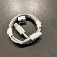 Lightning to USB-C ケーブル ホワイト