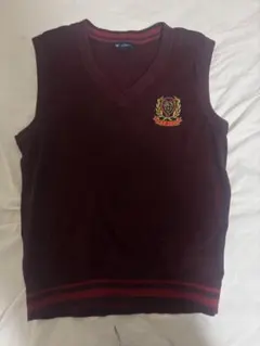GAP バーガンディ Vネックベスト XS