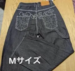 バギーデニム　ワイドパンツ　M