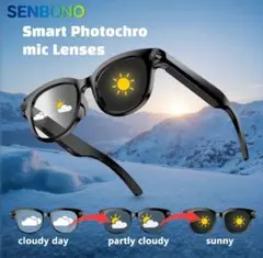 AI Smart Glasses カメラ搭載 Bluetooth通話 1050 AI Smart Glasses カメラ搭載 Bluetooth通話 1050 - メルカリ